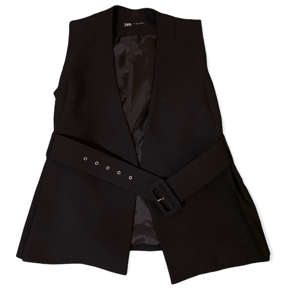 Zara Black Vest